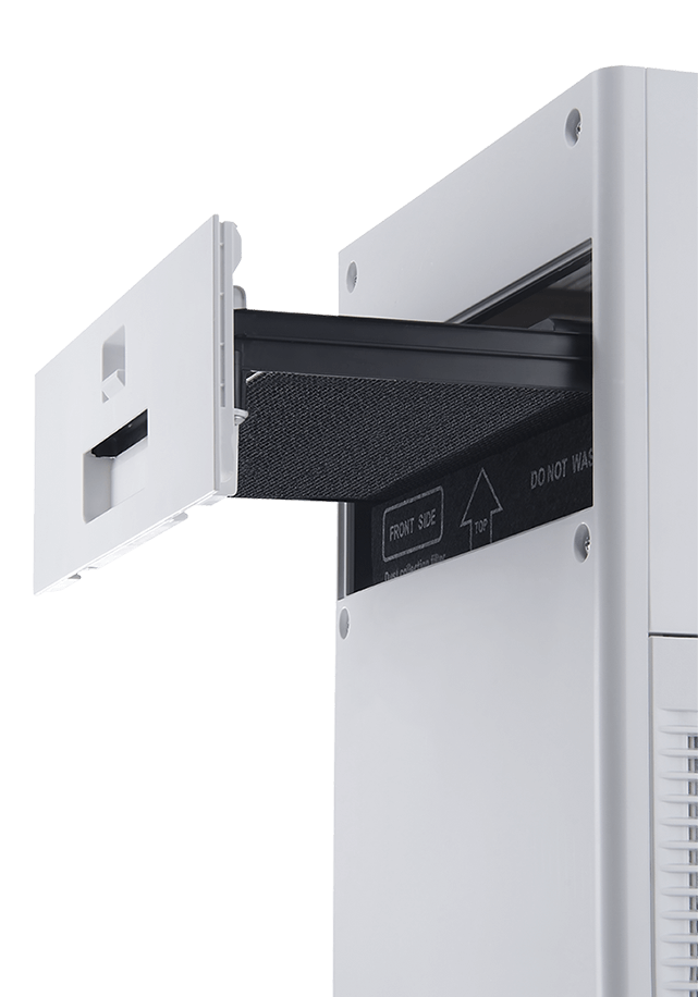 Daikin MC30 Side with open tray view (Close up) (1)
